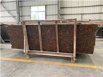 Finland Carmen Red Granite Slab  Floor Tile