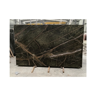 Leather Rainforest Marble Green Marble Slabs