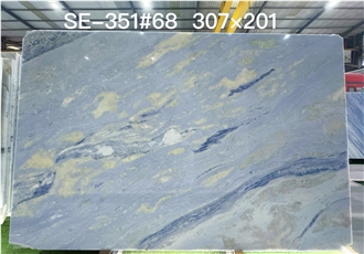 New Arrival Fantanstic Blue Marble Slabs, Translucent Wall Tiles