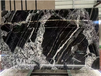 Noir Grand Antique Marble Slabs Petit Black Stone Tile