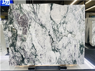 Violet Green Marble Slabs Home Hotel Project Decoration