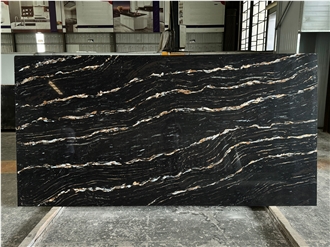 5126 Titanium Satin Quartz Artificial Stone Slabs