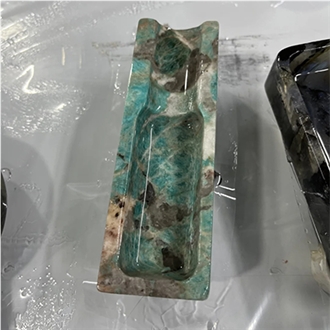 Amazon Green Granite Stone Cigar Ashtray