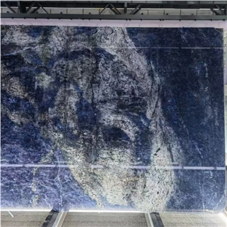Blue Sodalite Slabs And Wall Tiles