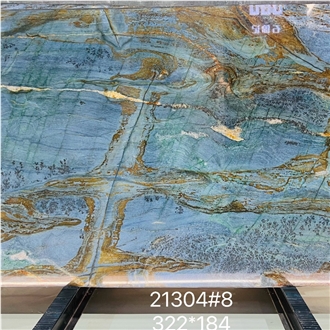 Blue Van Gogh Quartzite Slabs