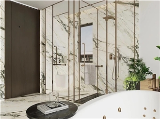 Cost Effective Calacatta Green Marble  Tiles