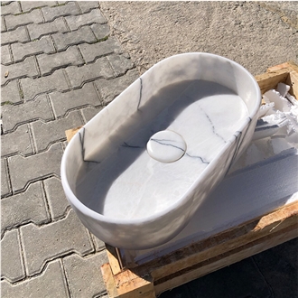 HRST Marble Vessel Sinks