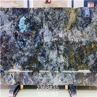 Labrador Emerald Blue Granite Slabs