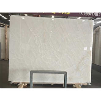 Luxury Cristallo White Quartzite Slabs