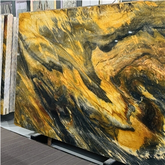Macaubas Illusion Quartzite Slab Wall Tiles
