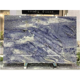 Polished Blue Bahia Granite Slabs