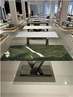 Wholesale Green Avocatus Quartzite Dining Top Furniture For Living Room