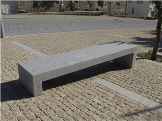 Azul Grao Fino Granite Urban Benches