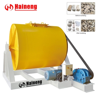 Natural Stone Rock Surface Rotary Tumbling Machine