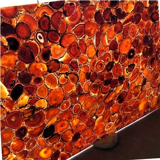 Red Agate Stone Semiprecious Stone Tiles