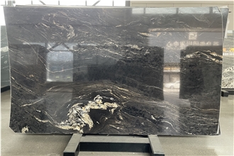 Black Cosmic Brazilian Granite Slabs