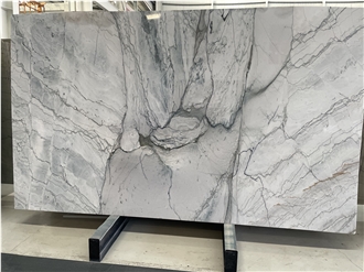 Brazilian Calacatta White Quartzite Slabs