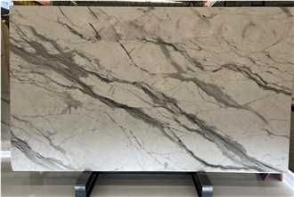 China Calacatta White Marble Slabs