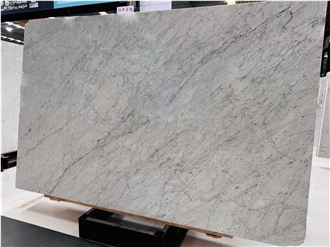 Italian Carrara White Marble Slabs For Interior Projects