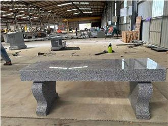Memorial Benches With Curved Seat And Harp Legs