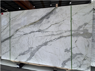 Namibia Calacatta White Marble Slabs