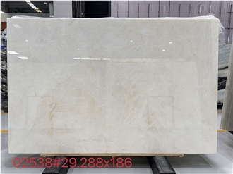 China Ice Flake Jade Royal White Onyx  Slabs