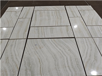 Straight Grain White Jade Onyx Tiles