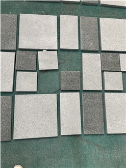 Bush Hammered G654 Granite Paving Tiles, Pavement Setts