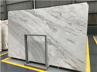 Customized Glorious White Marble Slab For Wall Tiles