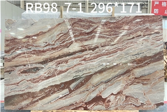 Monica Red  Marble Slabs