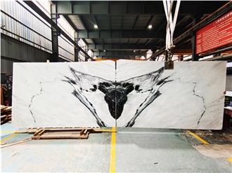 Panda White  Marble Slabs