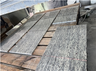 White Ornamental Granite Flamed Slabs