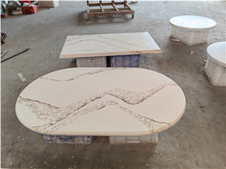 AST 5004 Brittanicca Quartz Artificial Stone Table Tops