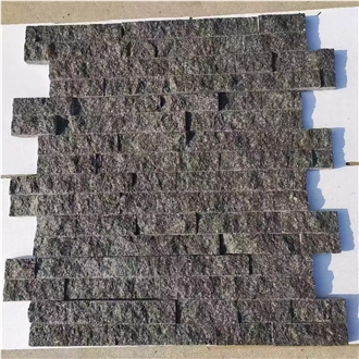 Yellow Wooden Slate Wall Cladding Stone Veneer