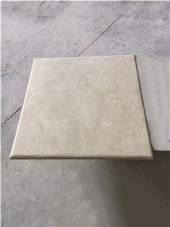 Square N Round Romano Travertine Stone Coffee Table Top
