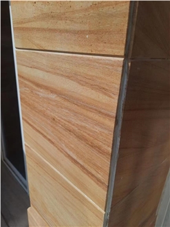 Teakwood Yellow Sandstone Wall Tiles