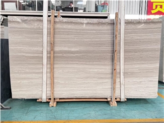 White Wood Marble Slabs, Wall Tiles