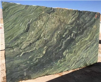 Picasso Green Quartzite Slabs