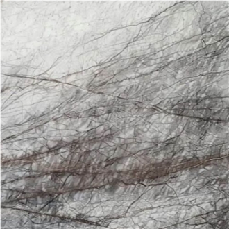 Black Eagle White Marble Slab