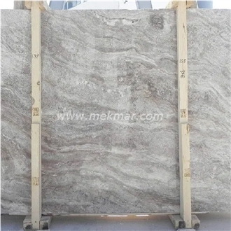 Silver Vein Cut Travertine Slab