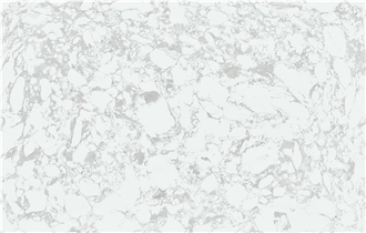 Big White Flower Calacatta Artificial Stone Quartz Slabs