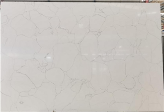 Hot-Sell! Calacatta White Series Artificial Stone Quartz Slabs