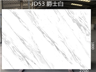 Hot-Sell Volakas White Series Artificial Stone Quartz Slabs