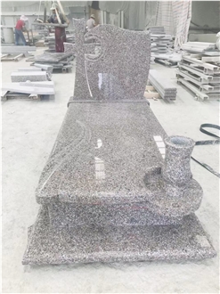 Durable Solemn China G361 Granite Tombstone