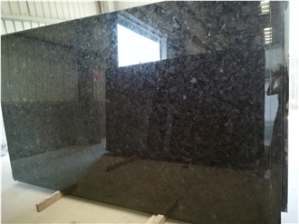 Hot Sale Angola Black Granite Slabs For Indoor Design