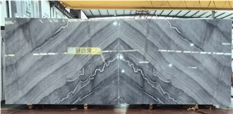 Hot Sale China Elegant Bruce Grey Marble Slabs