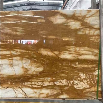 Hot Sale Sienna Gold Marble Tiles And Slab
