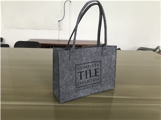 Grey Felt Bag-Can Pushing Anything