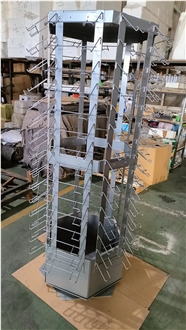 Hot Tile Sample Shelves-Rack -Can Be Rotated-White
