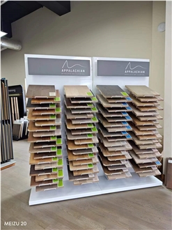 Wood Timber Vinyl Sample Rack/Stand